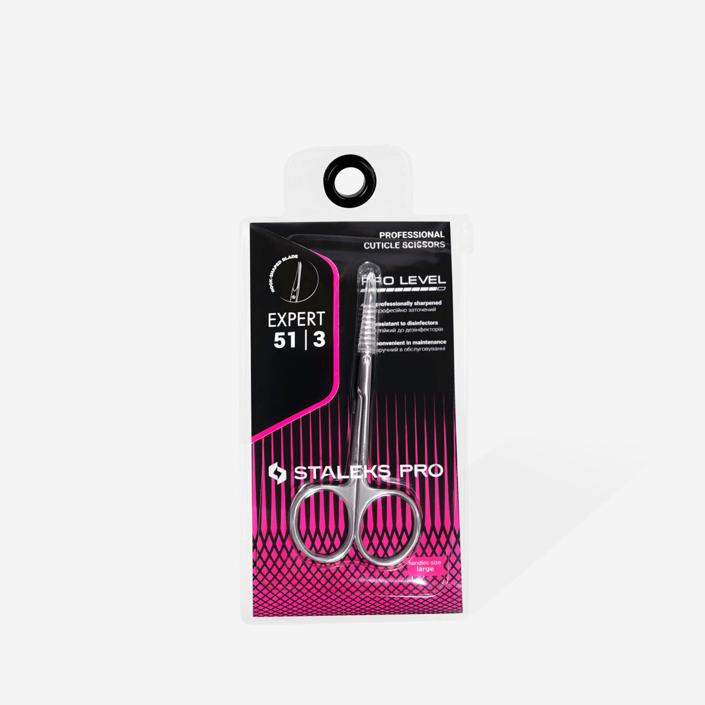 Tesoura De Cutículas Profissional Com Gancho EXPERT 51 TYPE 3