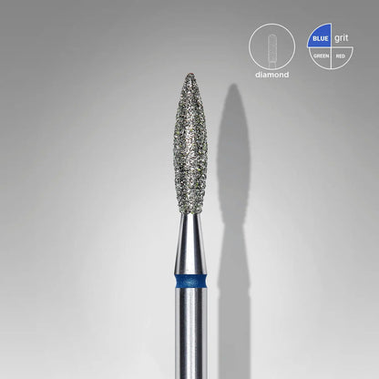 Carbide Diamond Flame Azul