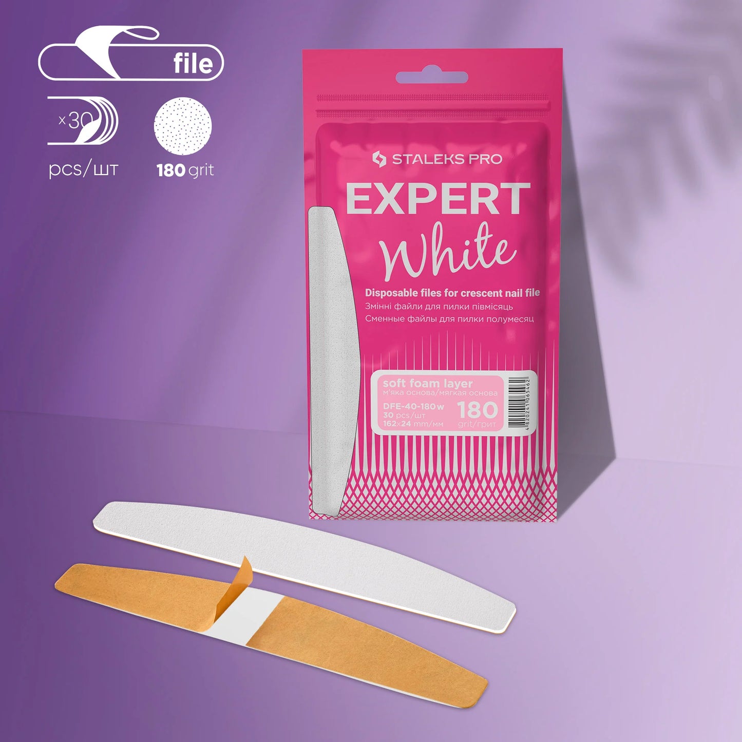 Lima Descartável Expert White 180 - 50 und